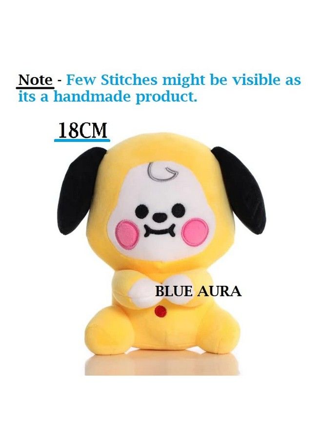Blue Aura Bts Plushies Toy Chimmy 19Cm Big Size Bt21 Sitting Stuffed Plush Soft Toy (Chimmy 19Cm Plush) - Image 3