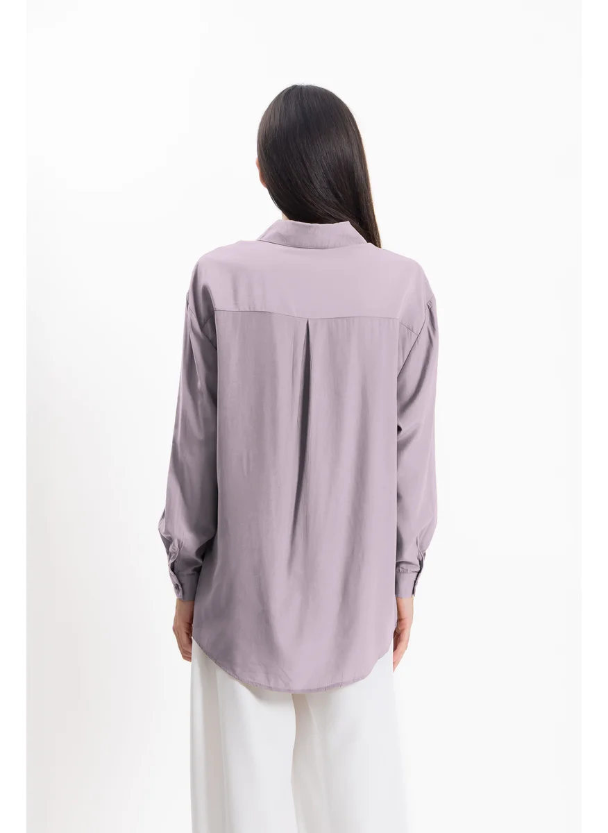 SHAPES COMFORT SATIN SHIRT