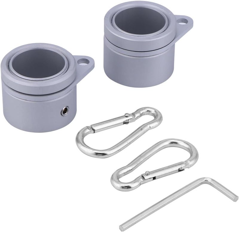 UPKOCH Flagpole Mounting Ring Clip Aluminum Alloy 1-inch Rotating Flagpole Hardware for Outdoor Set - Image 1