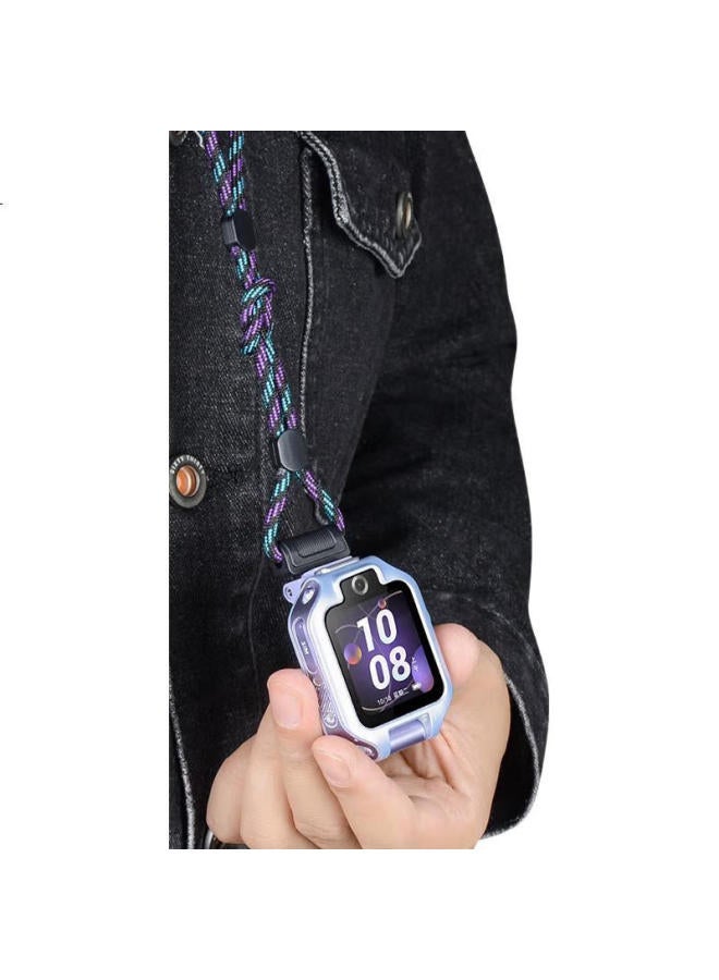 Ten Flashes Shan Huawei Children'S Phone Watch 3Pro/3S Lanyard, Huawei Children'S Watch 3S/3Pro Neck Strap, Anti-Loss, Anti-Break, Anti-Drop, Durable, Deep Sea Blue - Image 2