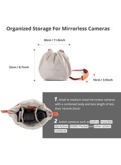 PGYTECH Pgytech OneGo Drawstring Bag Ivory  - Image 2