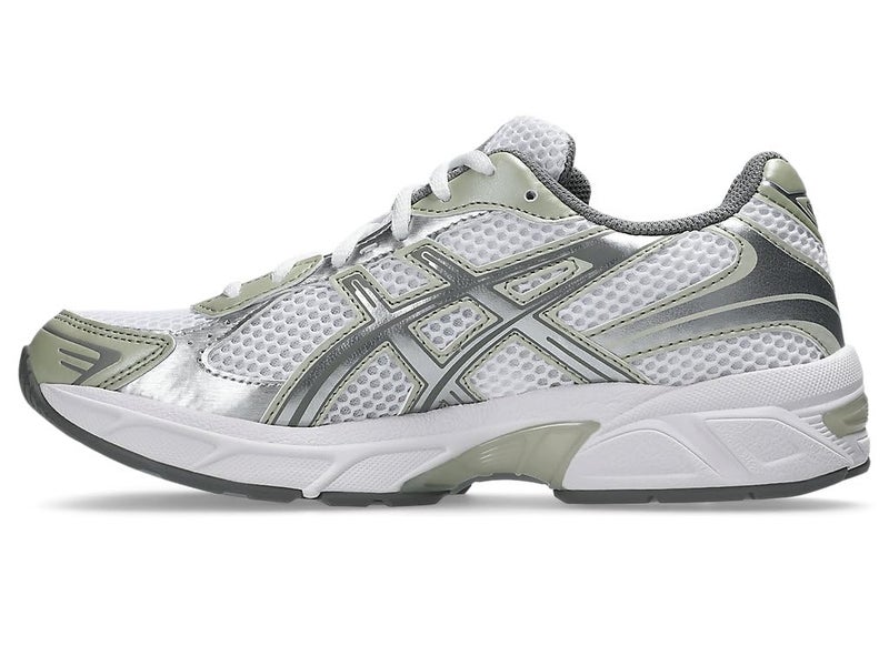 ASICS womens GEL-1130 White/Dried Leaf Green Sneakers - 8 UK (1202A164.124) - Image 2