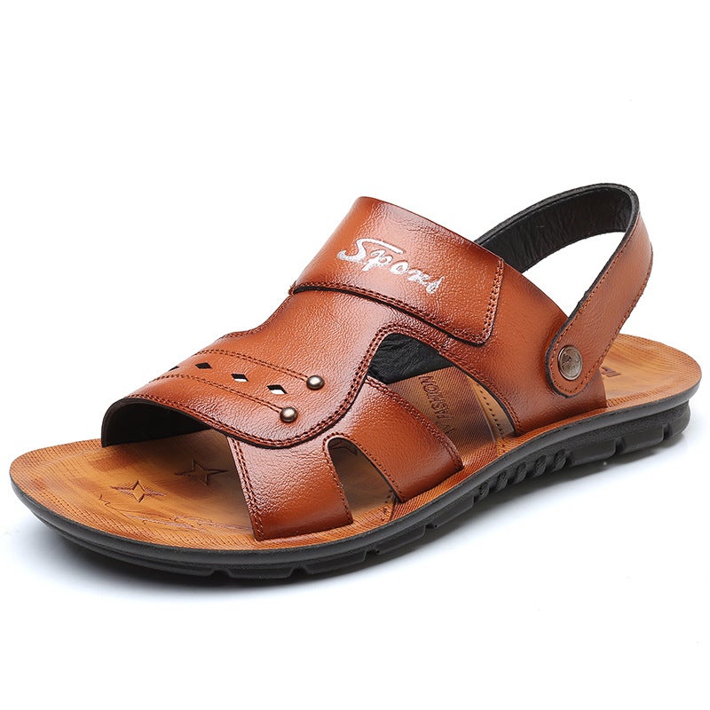 Shoes Men'S Casual Sandals Creative Trendy Slippers Korean Style Beach Shoes Large Size Men'S Shoes Personalized Casual - Image 3