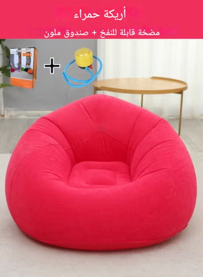 أريكة قابلة للنفخ، أريكة كروية للبالغين، أريكة كروية مفردة، أريكة قابلة للطي في الهواء الطلق - Image 2