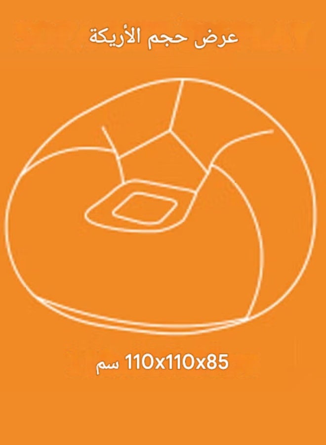 أريكة قابلة للنفخ، أريكة كروية للبالغين، أريكة كروية مفردة، أريكة قابلة للطي في الهواء الطلق - Image 4