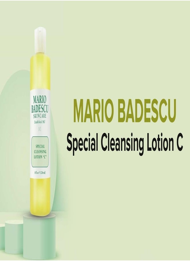 MARIO BADESCU - Mario Badescu Special Cleansing Lotion C for Combination or Oily Skin, Cooling & Clarifying Toner for Face That Cleanses Clogged Pores 236ml - Image 1