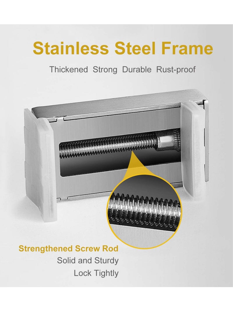 Sliding Window and Door Locks , Adjustable Aluminum Security Screw Lock , Door Stopper Safety Lock, No-Drill Install, Requires 10-60mm Clearance for Screw Lock - Image 3