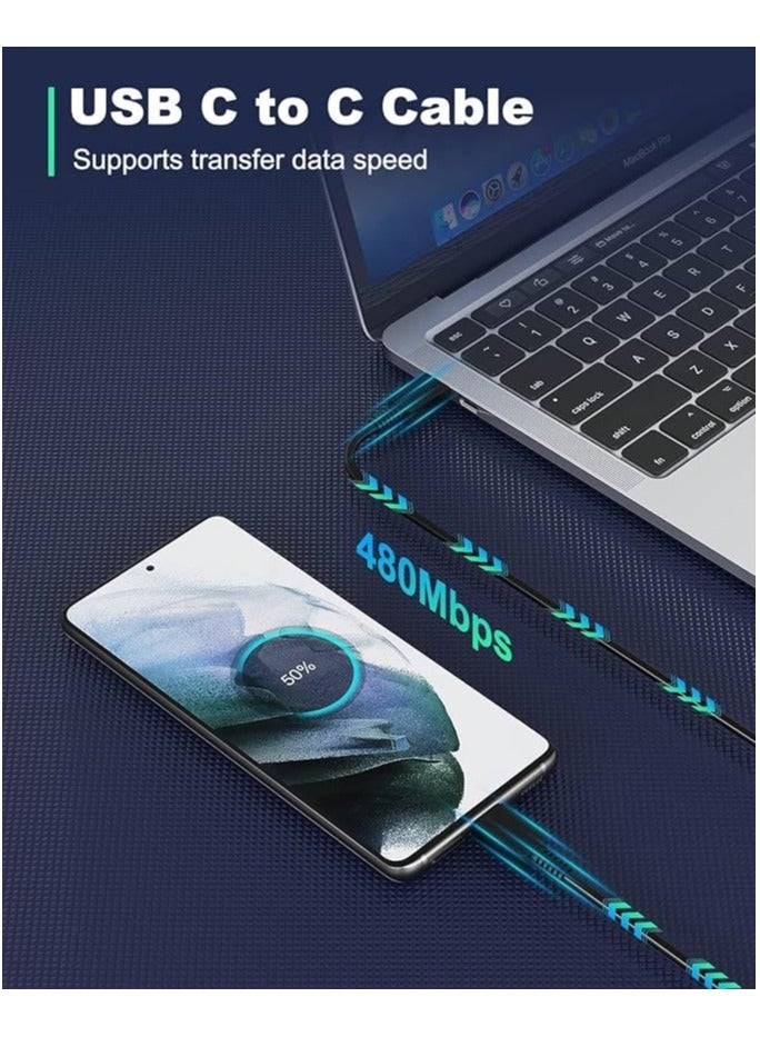 شاحن PD فائق السرعة USB-C بقوة 45 وات - متوافق مع S24 وS23 وS22 وS21 وS20 Ultra وS24+ وS23+ وS22+ وA56 وA36 وA55 وA26 - محول طاقة من النوع C. - Image 4