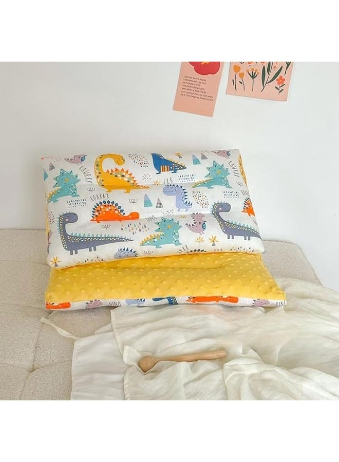 Baby Pillow Cotton Kids Pillow Soothing Soft Touch Pillows For Children Kids Pure Cotton Pillow Core Baby Nap Pillows Cartoon Print Pattern  - Image 1