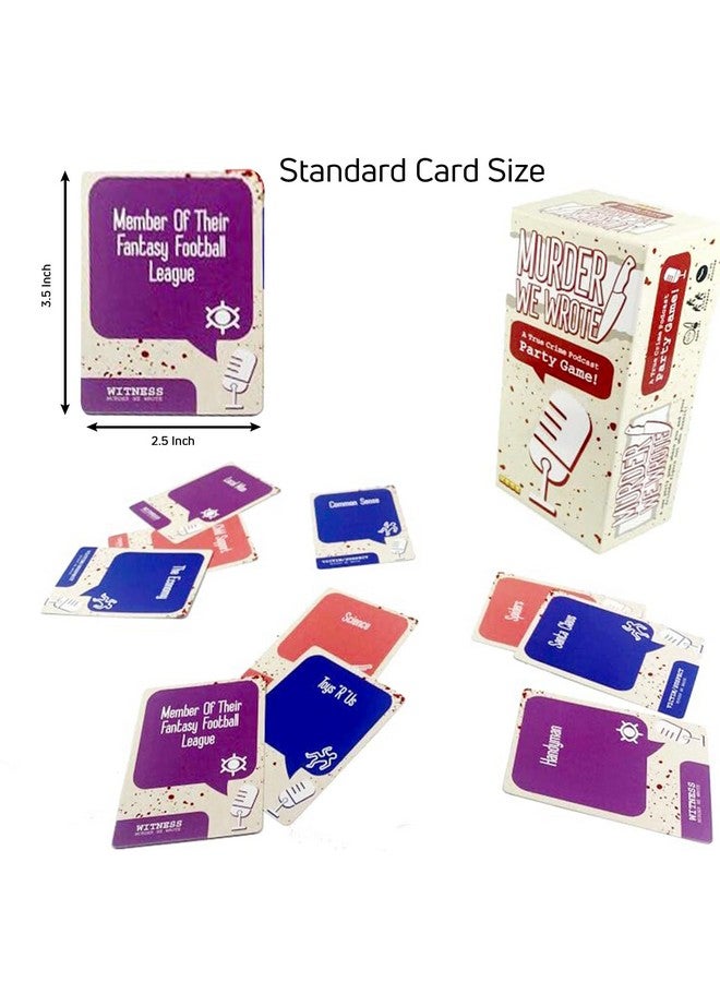 KESS Murder We Wrote - Murder Mystery Party Game for Adults & Teens, 3-8 Players, Ages 14+, Card Game Based on True Crime Podcasts, Playtime 30-90 Mins - Image 2