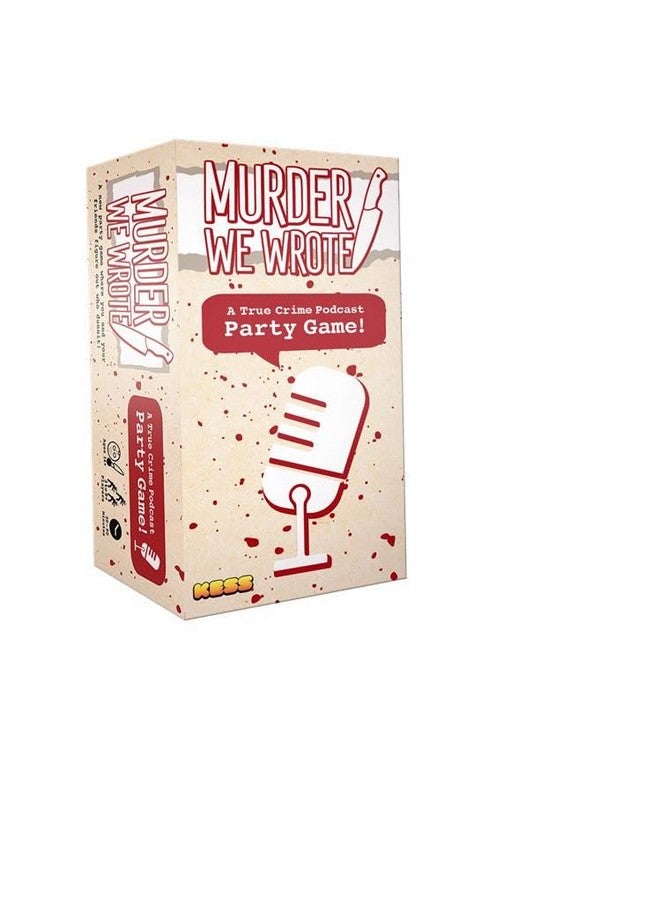 KESS Murder We Wrote - Murder Mystery Party Game for Adults & Teens, 3-8 Players, Ages 14+, Card Game Based on True Crime Podcasts, Playtime 30-90 Mins - Image 1
