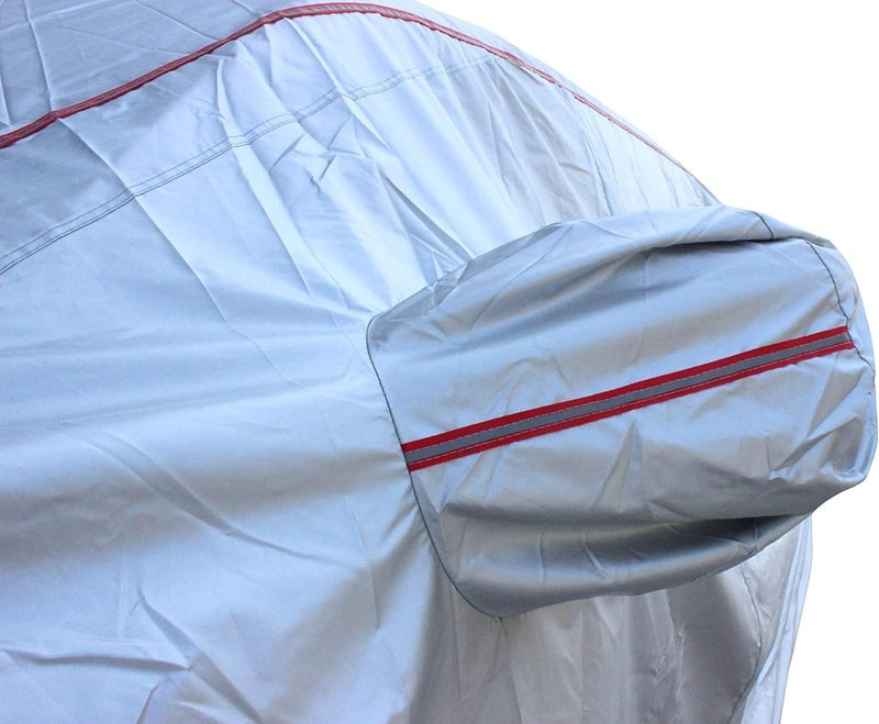 Tecoom Hard Shell Truck Car Cover - Waterproof, UV-Proof, Windproof with Zipper Design for Full Size Trucks - Image 4