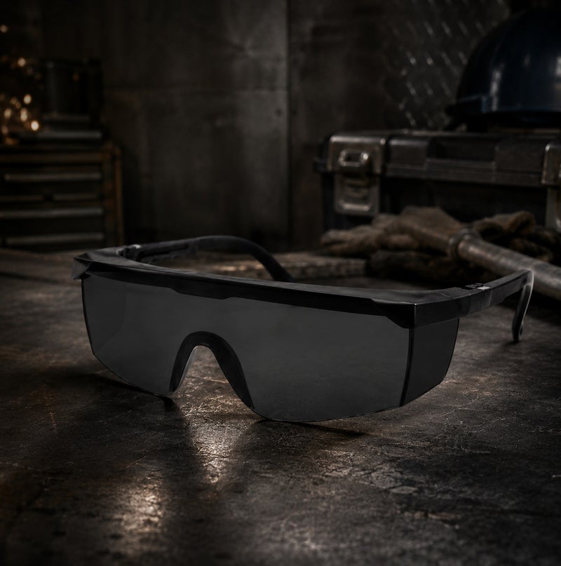 Wulf Safety Goggles Black Industrial Protective Eyewear Anti Scratch Anti Fog Safety Glasses for Construction Workshop Laboratory DIY Eye Protection Durable Comfortable Universal Fit Safety Gear - Image 4