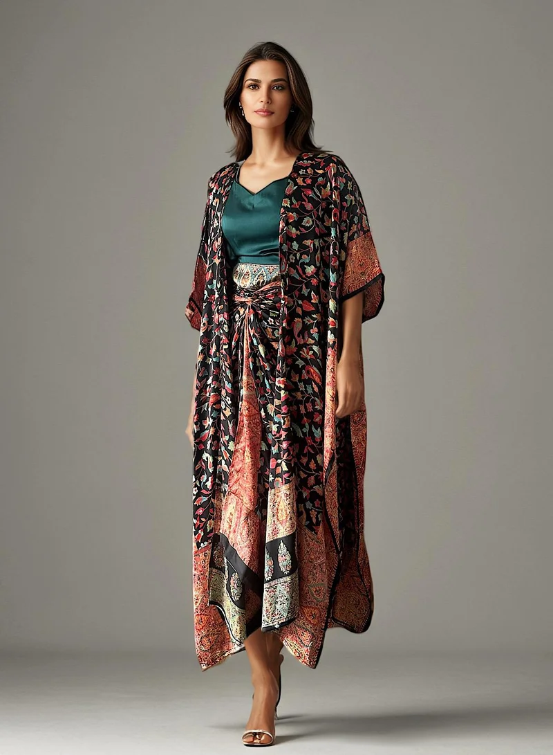 ECSTACY Cape Dress Set