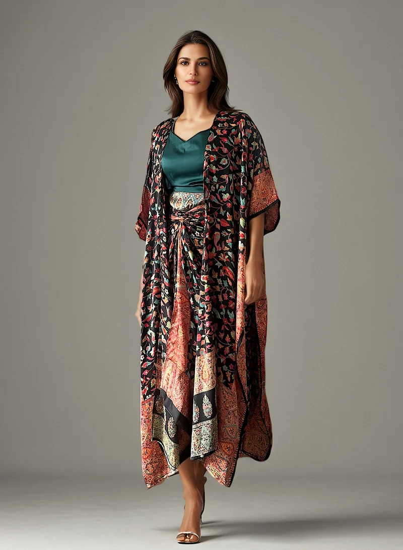 ECSTACY Cape Dress Set