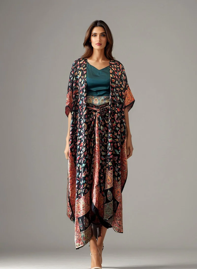 ECSTACY Cape Dress Set