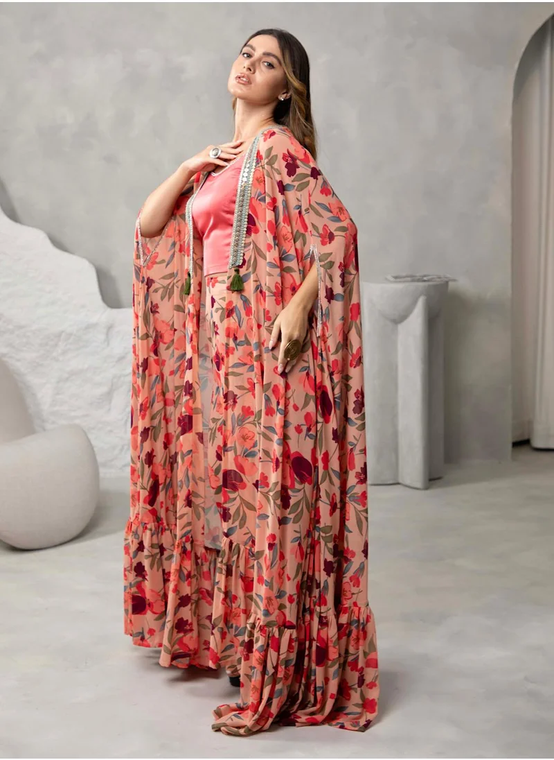 إكستاسي Cape Dress Set