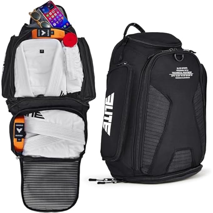 rayihni Jiu Jitsu BJJ Jaco Expandable Gym Duffel Backpack Bag for MMA BJJ Jiu Jitsu Boxing Gear Duffel Athletic Bag - Image 1