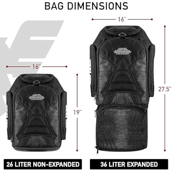 rayihni Jiu Jitsu BJJ Jaco Expandable Gym Duffel Backpack Bag for MMA BJJ Jiu Jitsu Boxing Gear Duffel Athletic Bag - Image 4