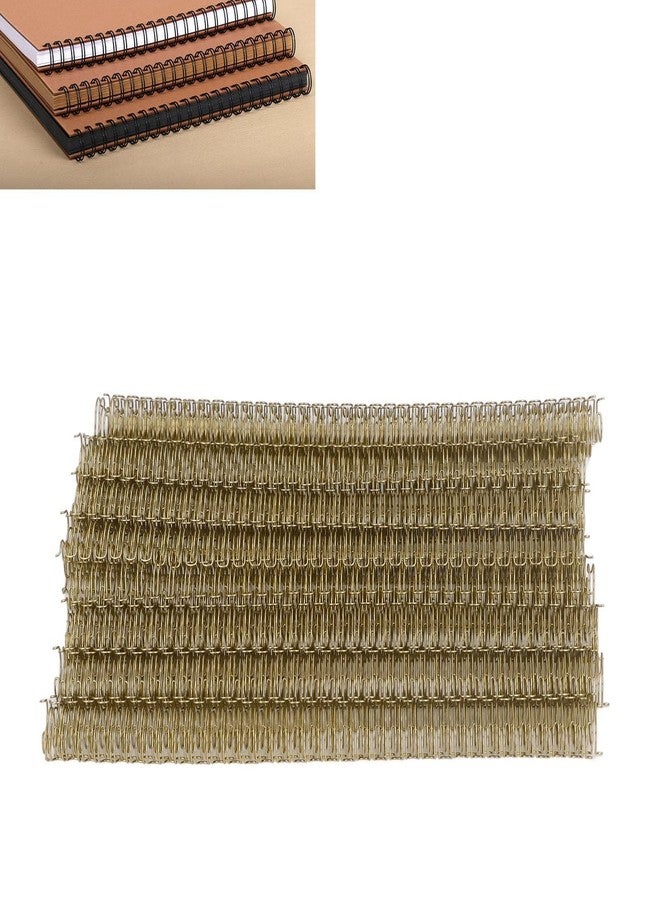 فوكتي عبوة من 100 سلك تجليد حلقي مزدوج، قطر 1/2 بوصة، نسبة 3:1، 34 حلقة، سعة 100 ورقة، أسلاك تجليد حلقية مزدوجة لتجليد المستندات والملفات والتقارير المهمة. - Image 4