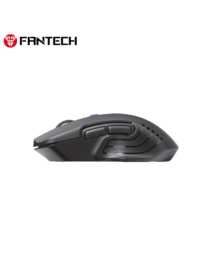 FANTECH - WG12 RS Wireless Gaming Mouse Rechargeable Dual Mode Gaming Mouse 2000 DPI 6 Programmable Buttons Gaming Office Dedicated Computer Mouse for Laptop Desktop - Image 1