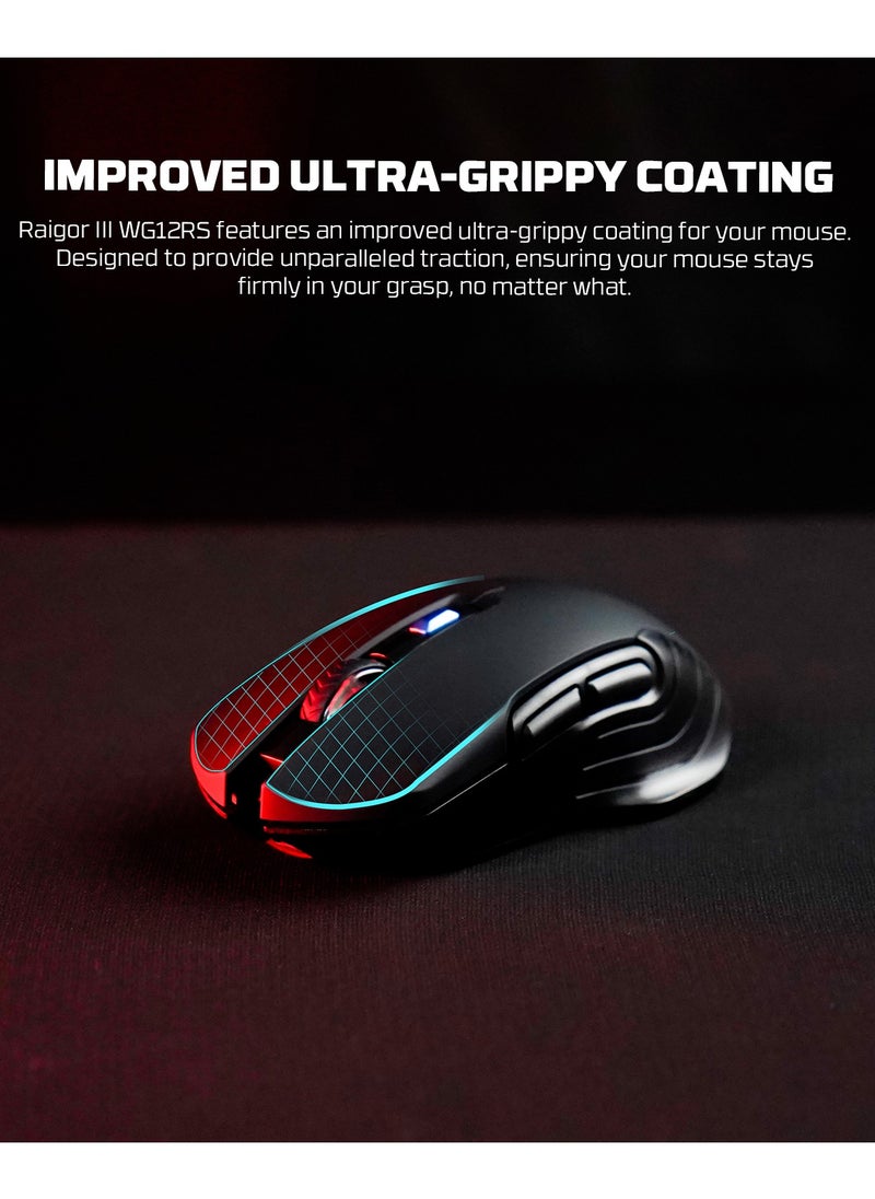 FANTECH - WG12 RS Wireless Gaming Mouse Rechargeable Dual Mode Gaming Mouse 2000 DPI 6 Programmable Buttons Gaming Office Dedicated Computer Mouse for Laptop Desktop - Image 1