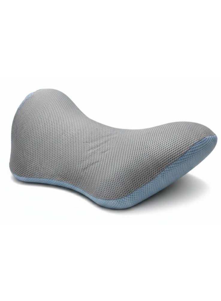 أي كي دي سي وسادة دعم الكتف العظمية من AKDC - إسفنج عالي الكثافة مع نسيج شبكي يسمح بالتهوية، رمادي وأزرق، 46×25 سم - Image 1