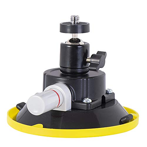 IMT 6" Suction Cup Camera Mount with 360 Ball Head, Air Pump Vacuum Suction Mount for Action Camera/DSLR/Camcorders/Phone, Camera Holder on Windshield/Window/Dashboard/Boats - Image 1