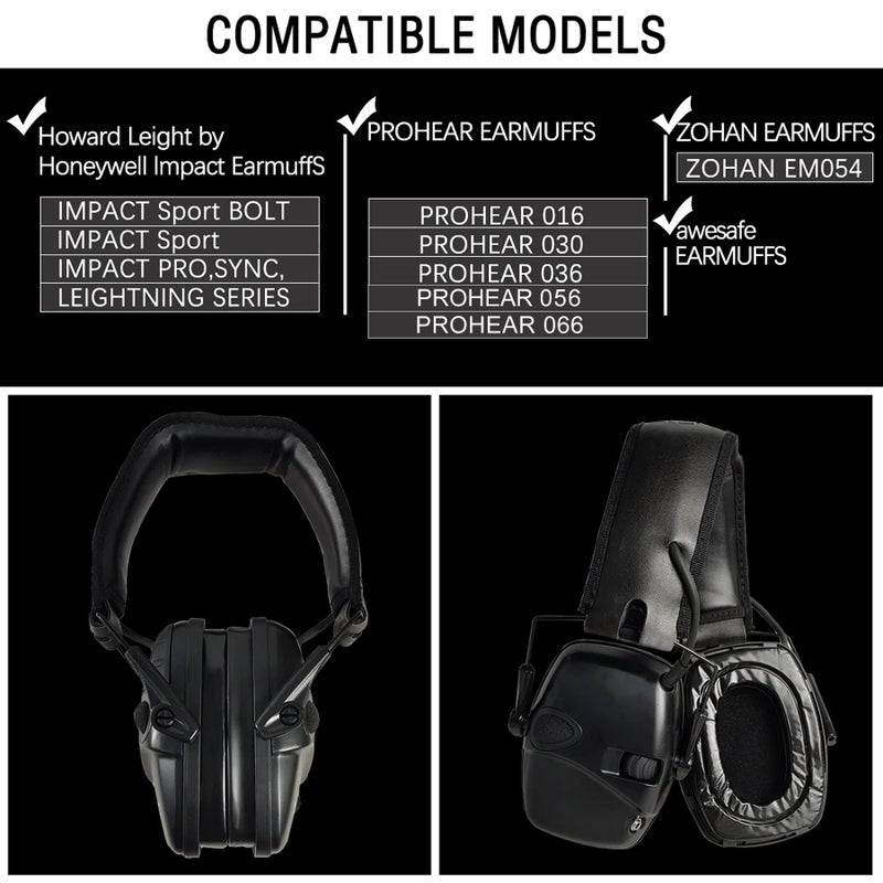 PROHEAR GEP02 2 Pair Gel Ear Pads for Howard Leight by Honeywell Impact Sport Pro Sync Leightning Earmuffs - Image 4