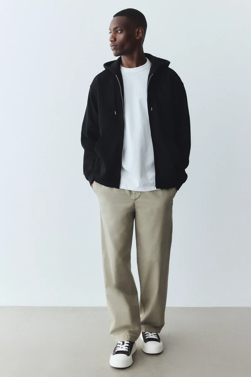 H&M Loose  Fit Zip-through hoodie