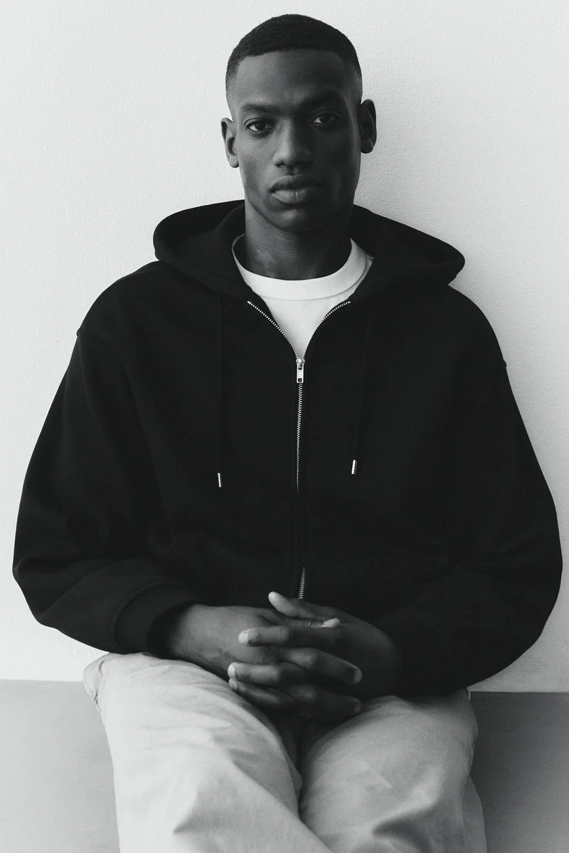 H&M Loose  Fit Zip-through hoodie