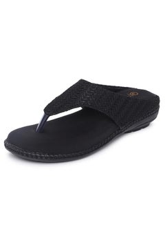 ORTHO JOY Extra-Soft Doctor Slippers for Women || Fancy Slippers for Women Black color