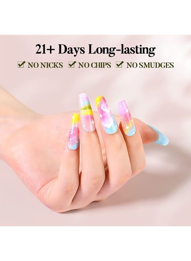 AIMEILI Nail Blooming Gel Nail Art Blossom Gel Soak Off U V LED Clear Blooming Gel for Spreading Effect, Marble, Floral Print Nail Art Design Manicure 10ml - Image 3