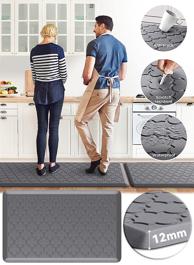 MITOYO 1-Piece Anti Fatigue Floor Mat - Waterproof and Oilproof - Multifunctional Carpet - Office Floor Rug - Yoga Mat - Kitchen Mat  - Image 1