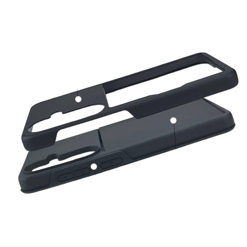 غطاء واقي | مقاوم للصدمات لـ Samsung S25 Ultra / Samsung S25 | حامل بطاقات | حماية من السقوط | بنفسجي - Image 3