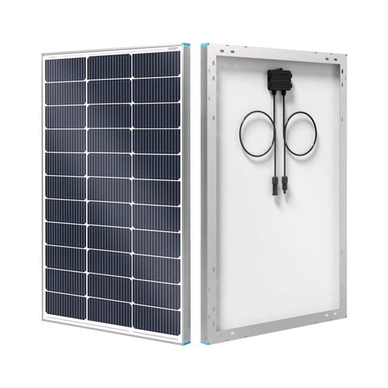 Renogy 100W Solar Panel N-Type, 12V 100 Watt Solar Panel 16BB 25% High-Efficiency, N-Type Solar Panels for RV Marine Boat Trailer Camper Rooftop Farm and Other Off-Grid System - Image 1