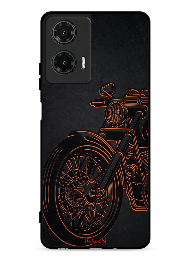Tolwak Motorola Moto G35 5G Protective Case Cover Vintage Bike - Image 1