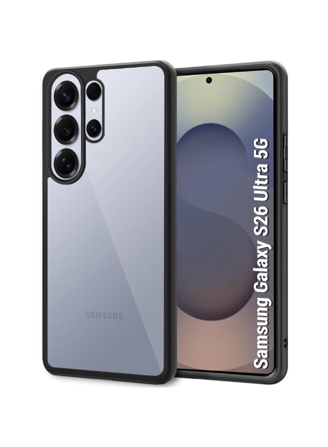 جراب حمايه شفاف مضاد للاصفرار ومقاوم للصدمات متوافق مع Samsung Galaxy S26 Ultra (شفاف) - Image 1