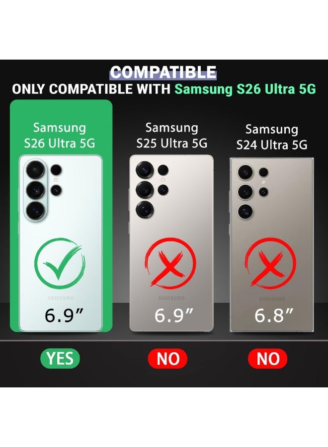 جراب حمايه شفاف مضاد للاصفرار ومقاوم للصدمات متوافق مع Samsung Galaxy S26 Ultra (شفاف) - Image 5