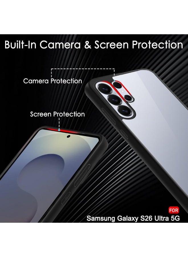 جراب حمايه شفاف مضاد للاصفرار ومقاوم للصدمات متوافق مع Samsung Galaxy S26 Ultra (شفاف) - Image 3