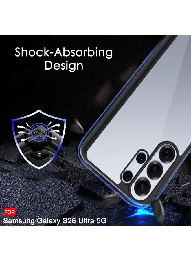 جراب حمايه شفاف مضاد للاصفرار ومقاوم للصدمات متوافق مع Samsung Galaxy S26 Ultra (شفاف) - Image 2