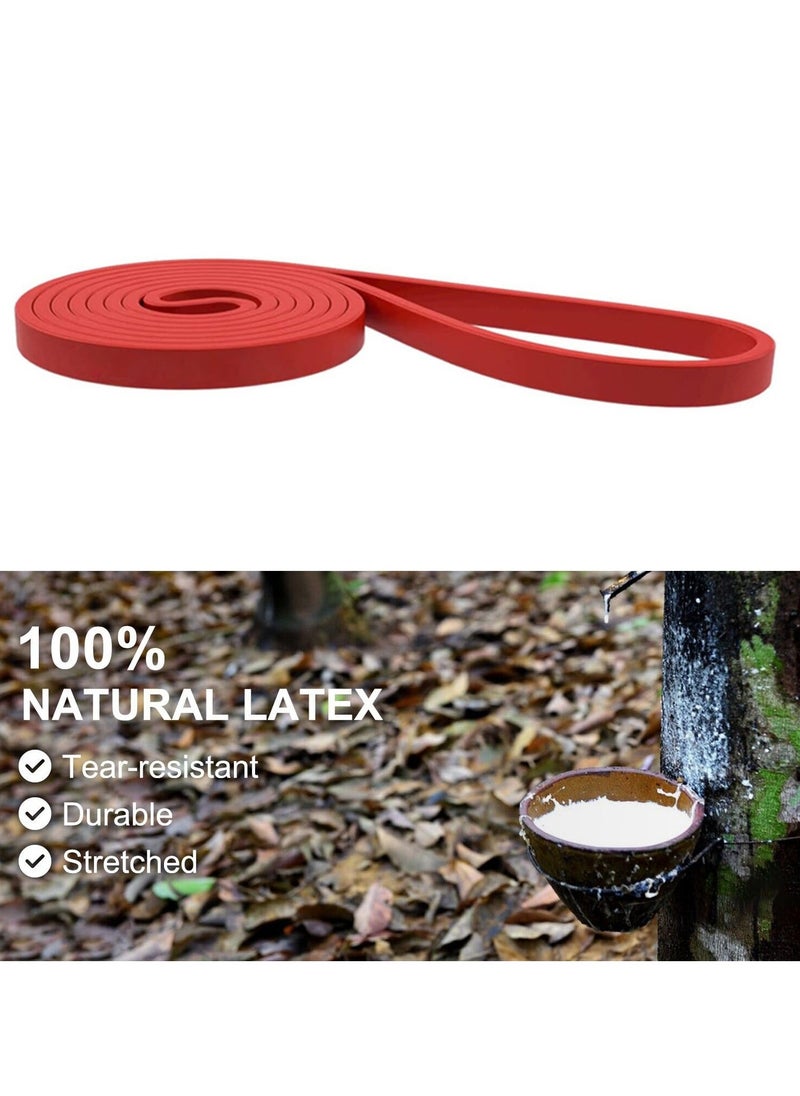 Cuken 15-35 Lbs Resistance Band Pull up Assist Band Heavy Duty Powerlifting Exercise Stretch Bands for Powerlifting, Muscle Toning, Yoga, Stretch Mobility (Red)  - Image 3