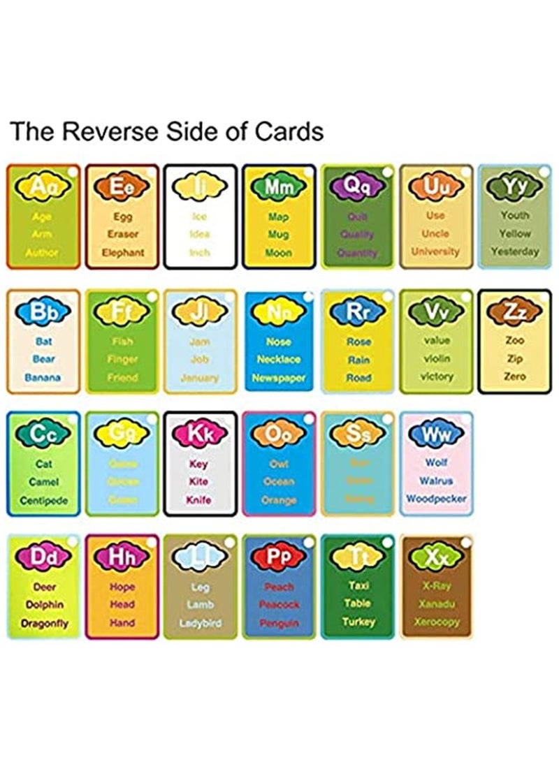 Excefore Children Early Education Drawing Cards for kids Water Painting Magic Doodle Card 26 Letters A-Z Alphabet with Magic Pen Best Learning Toy Gift for Toddlers Travel - Image 4