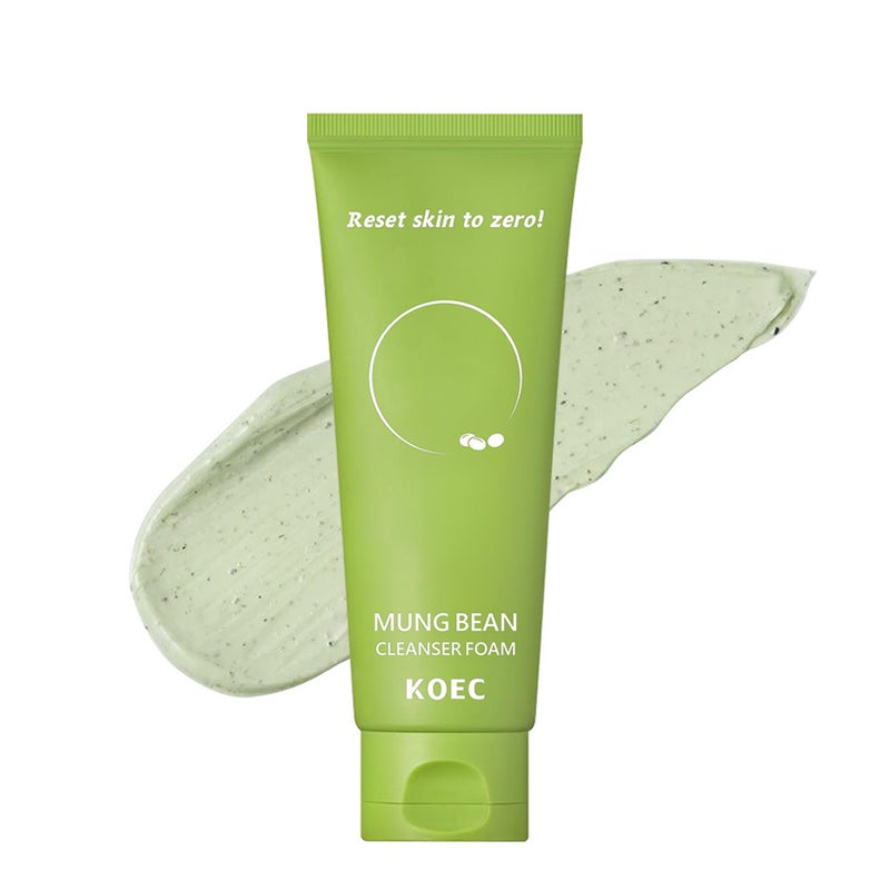 Koec Zero Pore Facial Cleansing Set Amino Acid Facial Cleanser 80G + Cleansing Makeup Remover Oil 100G - Image 1