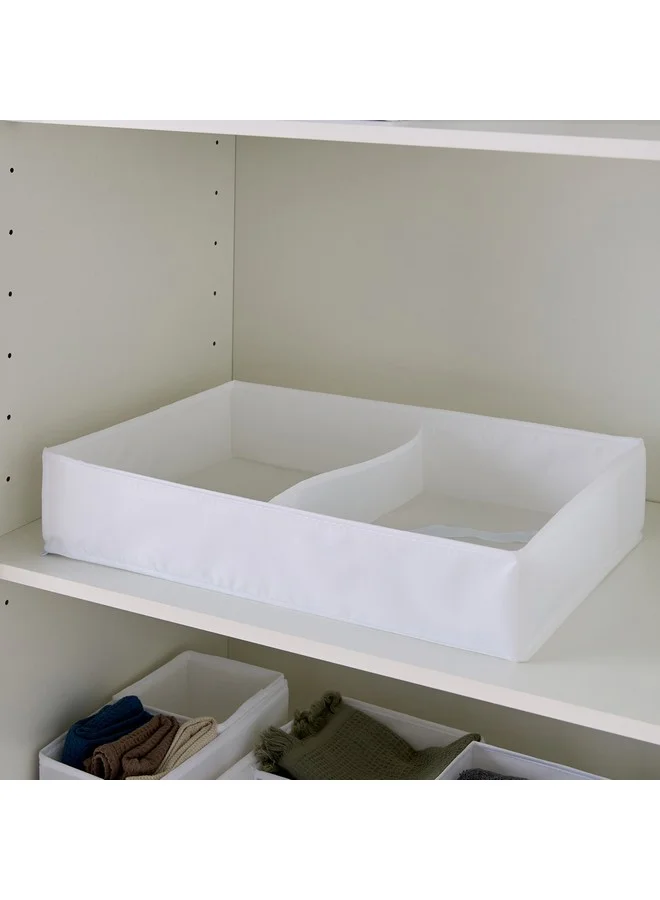 Home Box Novel Storage Box with Compartment 34 x 51 x 10 cm