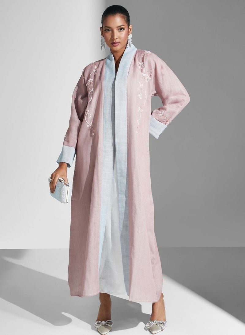 آرا عباية مطرزة محبوكة - Image 1