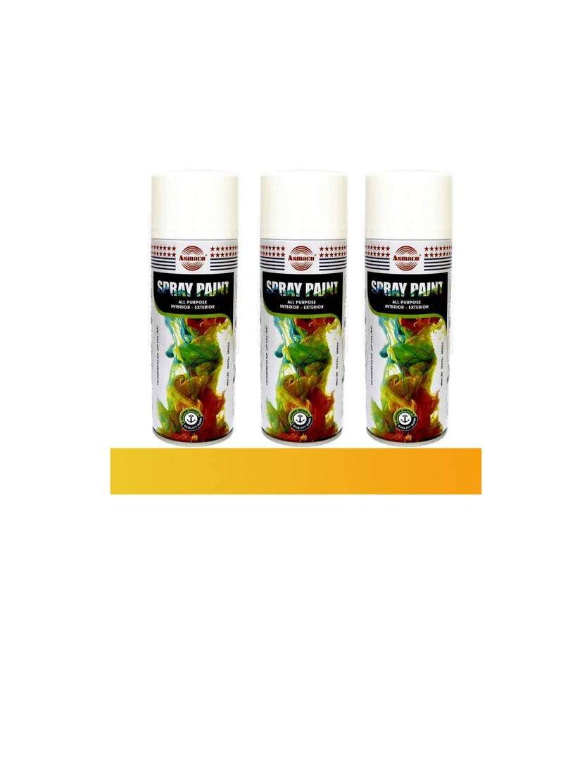 اسماكو بخاخ دهان ابيض اللون- 3 بخاخ - Image 3