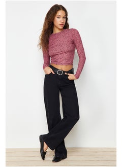 Blouse - Burgundy - Fitted