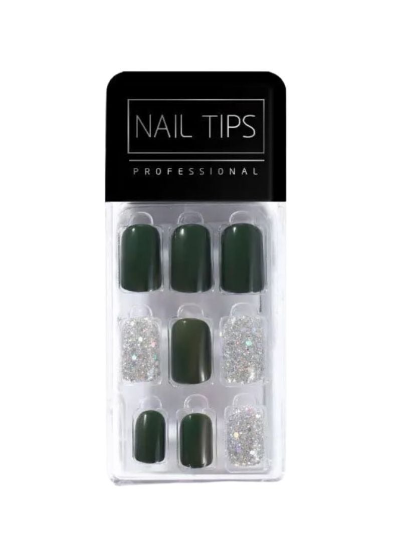 Press-On Manicure, Gel Nail Kit, Pure Fit Technology, Short Length, Polish-Free Solid Colour Mani, Includes Prep Pad, Mini File, Cuticle Stick, And 30 Fake 21 - Image 1