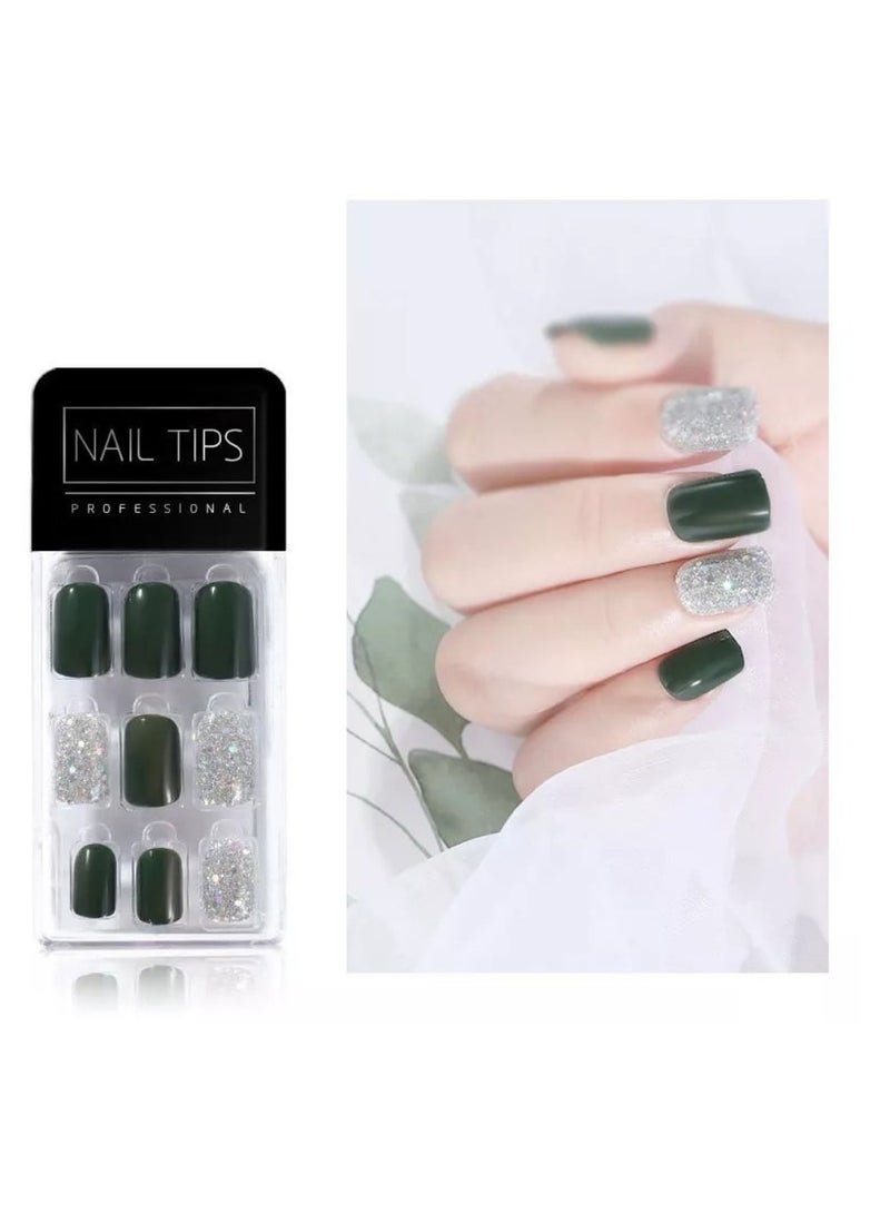 Press-On Manicure, Gel Nail Kit, Pure Fit Technology, Short Length, Polish-Free Solid Colour Mani, Includes Prep Pad, Mini File, Cuticle Stick, And 30 Fake 21 - Image 2